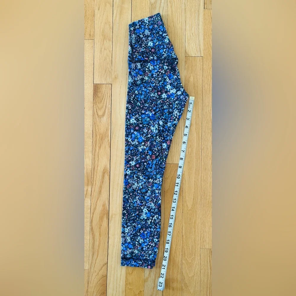 Lululemon Align High Rise Crop 23” Flower Burst Multi size 0